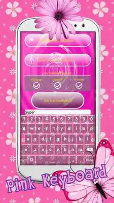 Play Pink Color Keyboard Themes