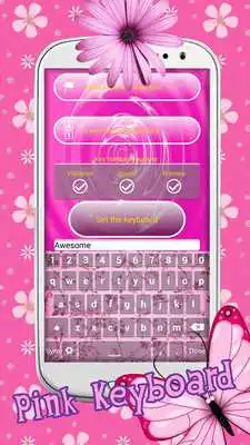Play Pink Color Keyboard Themes