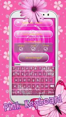 Play Pink Color Keyboard Themes