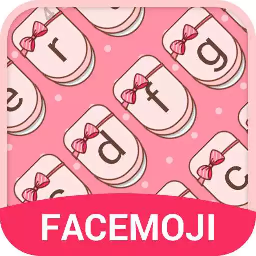 Free play online Pink Cute Bow Emoji Keyboard Theme for Snapchat  APK