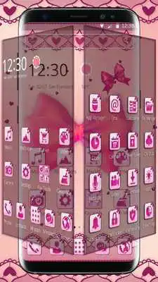 Play Pink Cute Love Bow Theme