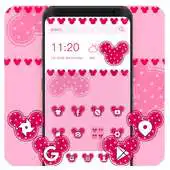 Free play online Pink Cute Micky Theme APK