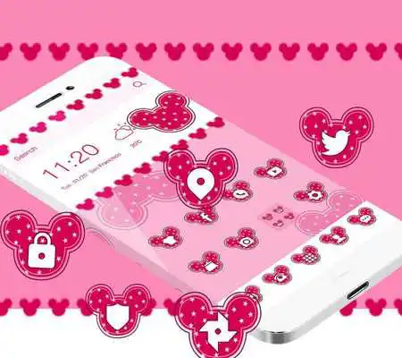 Play Pink Cute Micky Theme Play Pink Cute Micky Theme