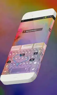 Play Pink dandelion Keypad Theme