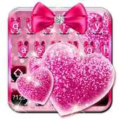 Free play online Pink Diamond Bowknot Keyboard APK