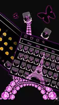 Play Pink Diamond Eiffel Tower Keyboard Theme Play Pink Diamond Eiffel Tower Keyboard Theme