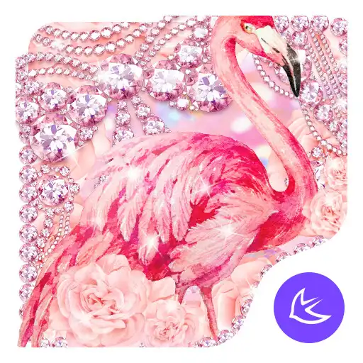 Run free android online Pink Diamond Flamingo APUS Launcher theme APK Run free android online Pink Diamond Flamingo APUS Launcher theme APK