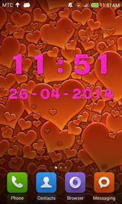 Play Pink Digital Clock