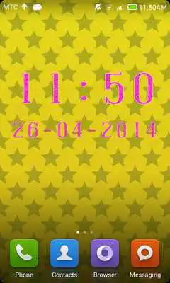 Play Pink Digital Clock