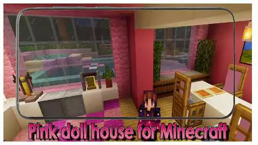 Play Pink doll house craft as an online game Pink doll house craft with UptoPlay