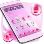 Free play online Pink Dust Launcher Theme APK