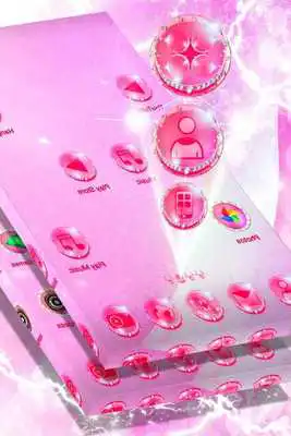 Play Pink Dust Launcher Theme