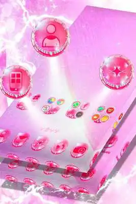 Play Pink Dust Launcher Theme