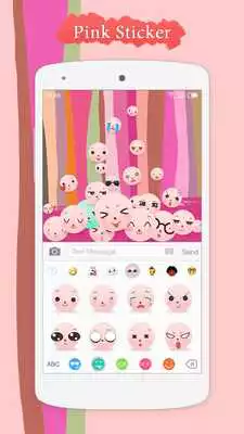 Play Pink Emoji - Emoji Sticker