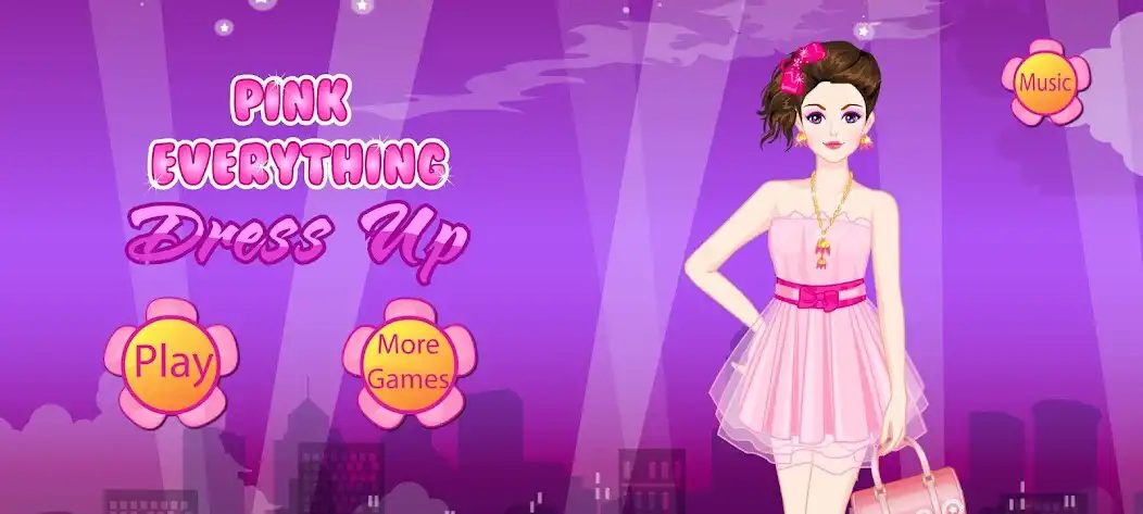 Play Pink Everything Dress Up  and enjoy Pink Everything Dress Up with UptoPlay