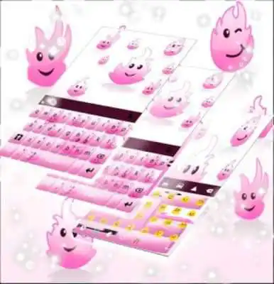 Play Pink Flame Keyboard Theme