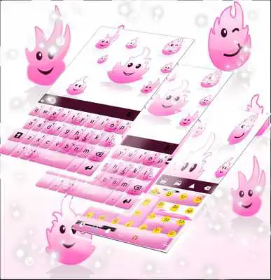 Play Pink Flame Keyboard Theme