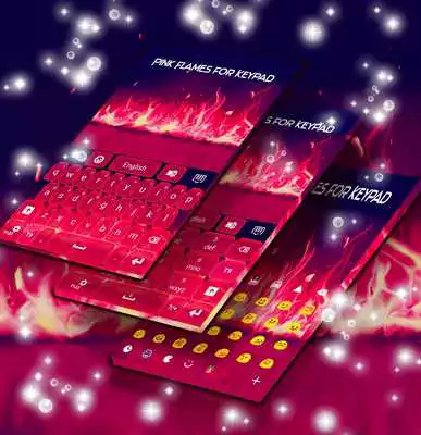 Play Pink Flames for Keypad