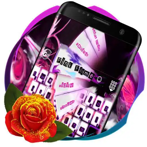 Free play online Pink Flame theme  APK