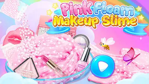 Play Pink Floam Makeup Slime  and enjoy Pink Floam Makeup Slime with UptoPlay