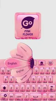Play Pink Flower Go Keyboard