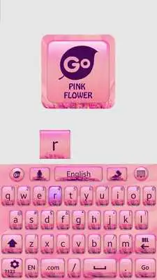 Play Pink Flower Go Keyboard