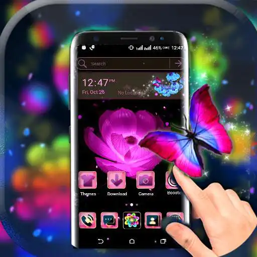 Play Pink Flower Launcher Theme APK