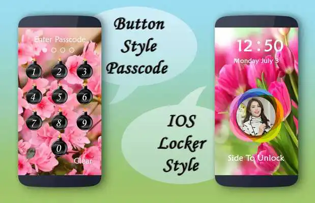 Play Pink Flower Lock Screen