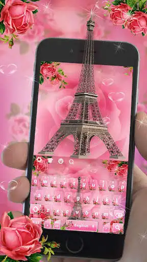 Play Pink Flowers Eiffel Tower Keyboard  and enjoy Pink Flowers Eiffel Tower Keyboard with UptoPlay