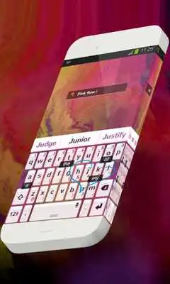 Play Pink flow Keypad Theme