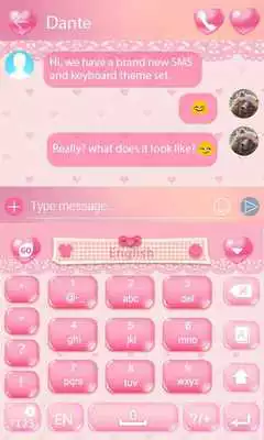 Play Pink Girl Keyboard Theme
