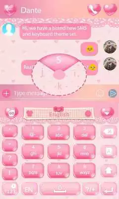 Play Pink Girl Keyboard Theme