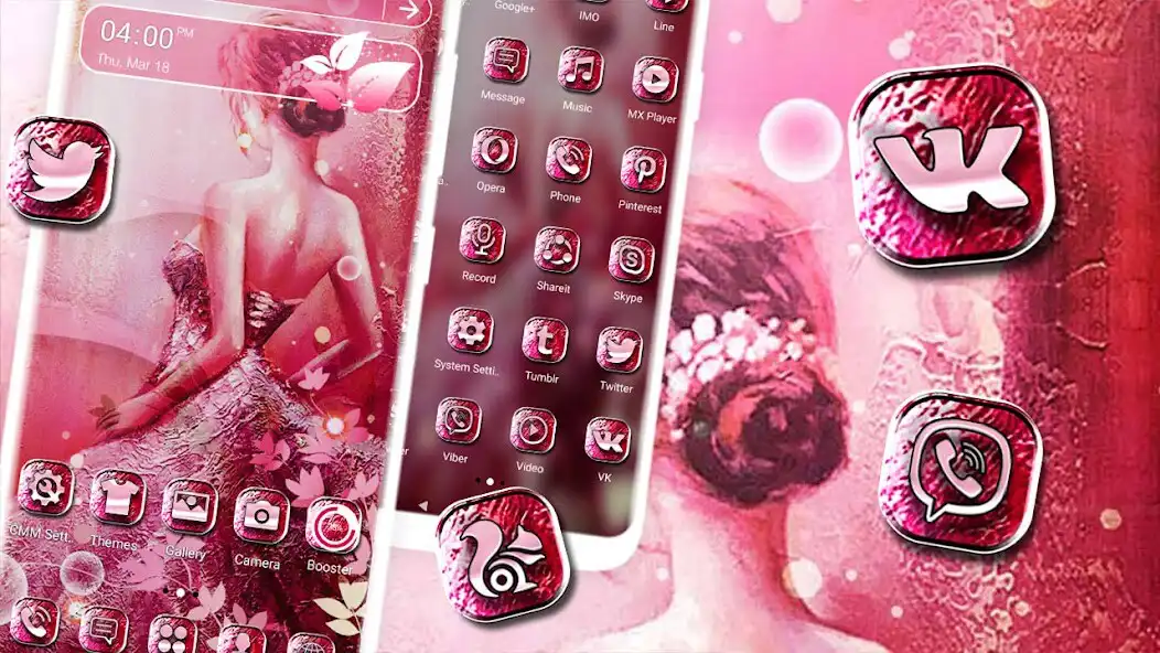 Play Pink Girly Theme  and enjoy Pink Girly Theme with UptoPlay