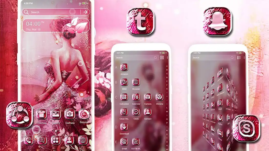 Play Pink Girly Theme as an online game Pink Girly Theme with UptoPlay