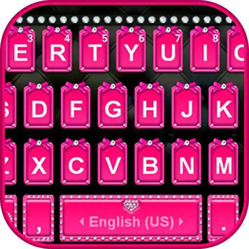 Free play online Pink Glamour girl Keyboard Theme APK