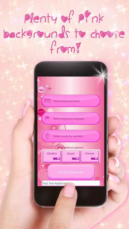Play Pink Glitter Girly Keyboard