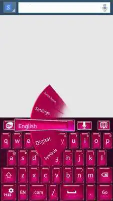 Play Pink Glitter Go Keyboard
