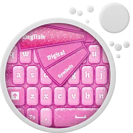 Free play online Pink GliTTer Keyboard Go  APK
