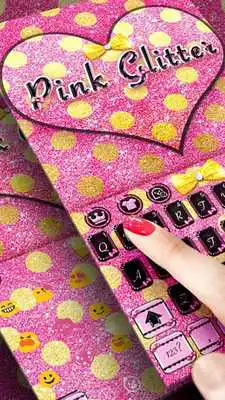 Play Pink glitter panda keyboard