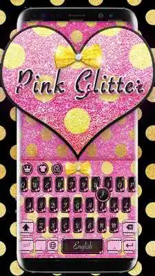 Play Pink glitter panda keyboard
