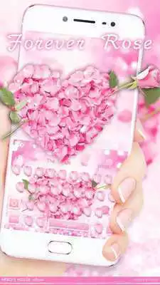 Play Pink Glitter Pearl Rose Keyboard Theme