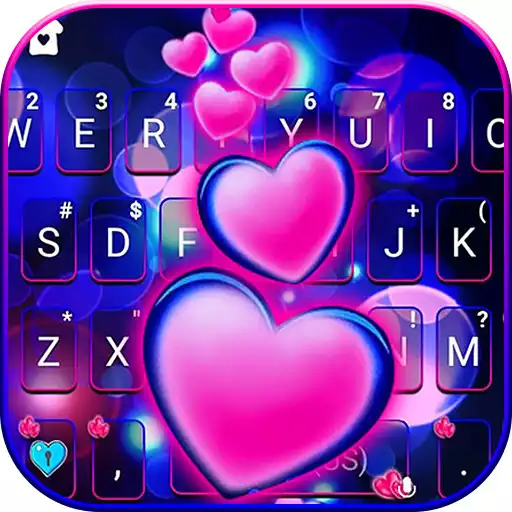 Play Pink Glow Hearts Theme APK