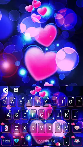 Play Pink Glow Hearts Theme  and enjoy Pink Glow Hearts Theme with UptoPlay