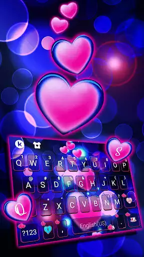 Play Pink Glow Hearts Theme as an online game Pink Glow Hearts Theme with UptoPlay