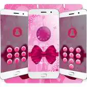 Free play online Pink happiness bow tie theme APK