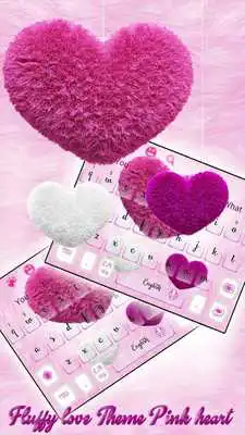 Play Pink heart Fluffy Keyboard