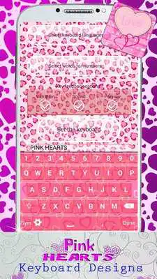 Play Pink Hearts Keyboard Designs