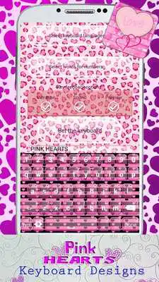 Play Pink Hearts Keyboard Designs