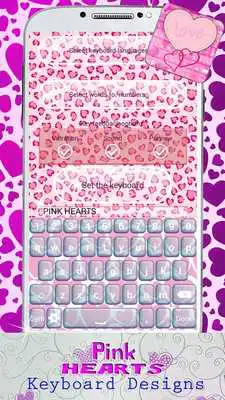 Play Pink Hearts Keyboard Designs