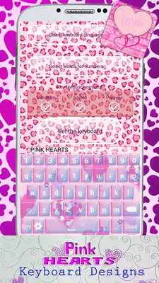 Play Pink Hearts Keyboard Designs